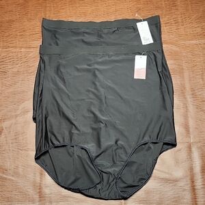 Cacique Black High-Waist Briefs